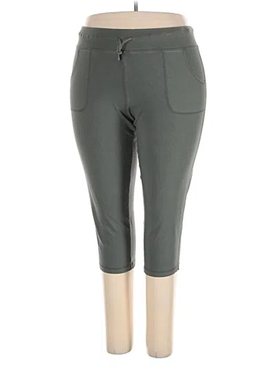 Pre-owned Athletic Works Active Pants In Green