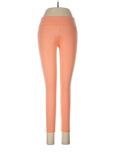 Pre-owned Athletic Works Active Pants In Orange