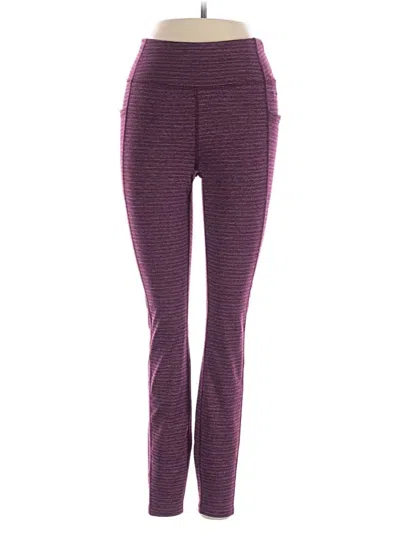 Pre-owned Athletic Works Active Pants In Purple