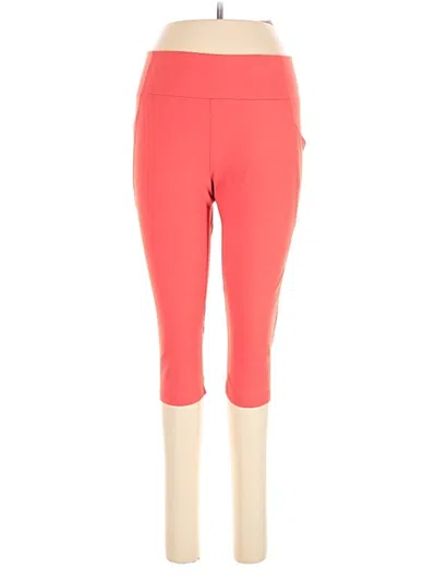 Pre-owned Athletic Works Active Pants In Red