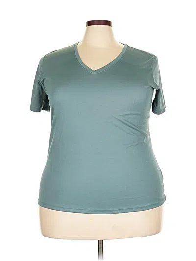 Pre-owned Athletic Works Active T-shirt In Blue