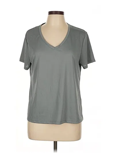 Pre-owned Athletic Works Active T-shirt In Gray