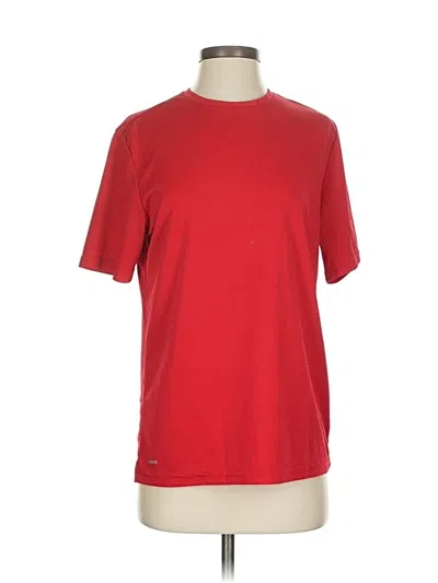 Pre-owned Athletic Works Active T-shirt In Red