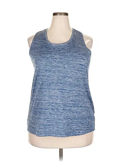 Pre-owned Athletic Works Active Tank Top In Blue