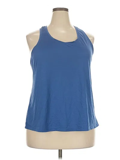 Pre-owned Athletic Works Active Tank Top In Blue