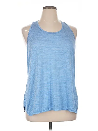 Pre-owned Athletic Works Active Tank Top In Blue