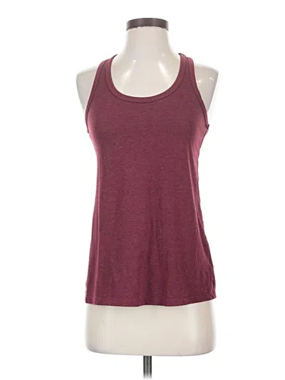 Pre-owned Athletic Works Active Tank Top In Burgundy