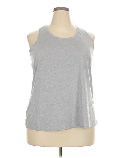 Pre-owned Athletic Works Active Tank Top In Silver