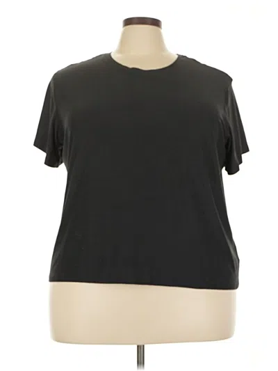 Pre-owned Athletic Works Active T-shirt In Black