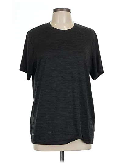 Pre-owned Athletic Works Active T-shirt In Black