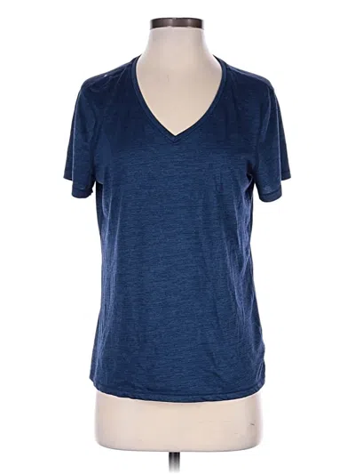 Pre-owned Athletic Works Active T-shirt In Blue