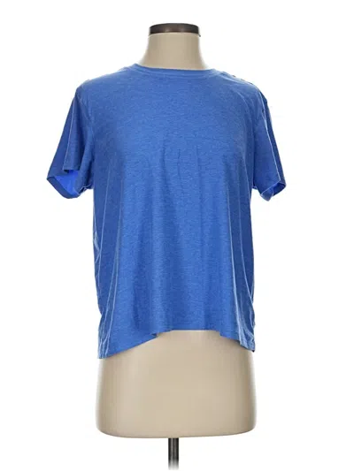 Pre-owned Athletic Works Active T-shirt In Blue