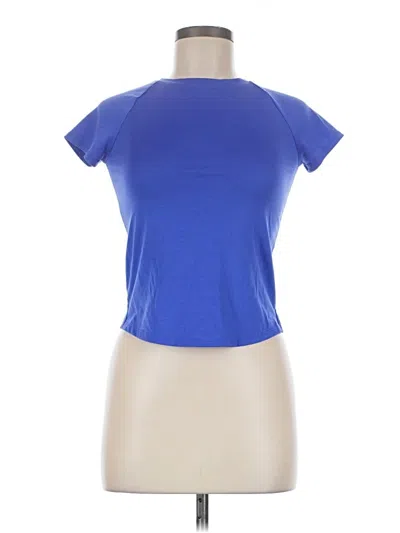Pre-owned Athletic Works Active T-shirt In Blue