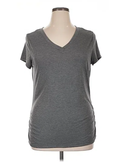 Pre-owned Athletic Works Active T-shirt In Gray