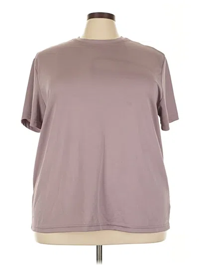 Pre-owned Athletic Works Active T-shirt In Gray