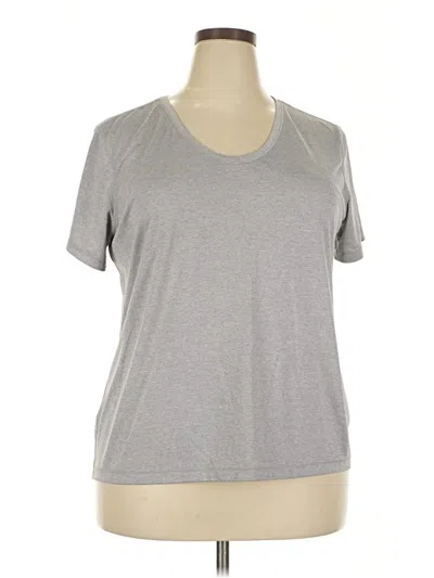 Pre-owned Athletic Works Active T-shirt In Gray