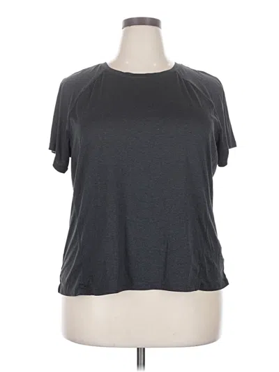 Pre-owned Athletic Works Active T-shirt In Gray