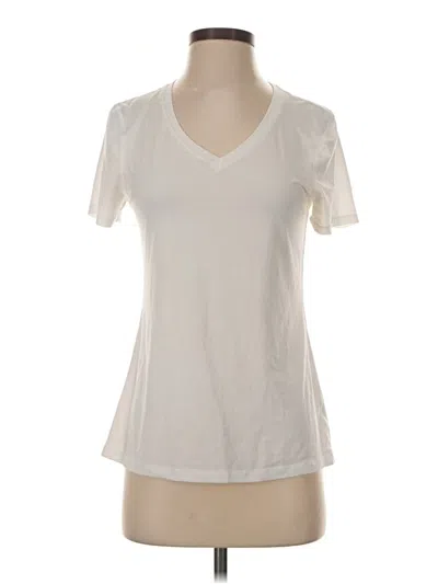 Pre-owned Athletic Works Active T-shirt In Ivory