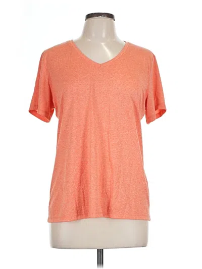 Pre-owned Athletic Works Active T-shirt In Orange
