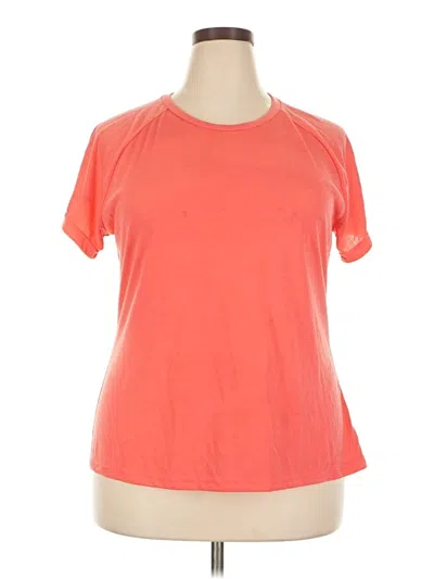 Pre-owned Athletic Works Active T-shirt In Orange
