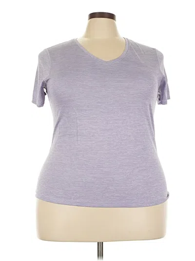Pre-owned Athletic Works Active T-shirt In Purple