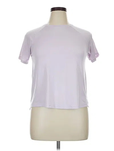 Pre-owned Athletic Works Active T-shirt In Purple