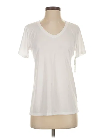 Pre-owned Athletic Works Active T-shirt In White