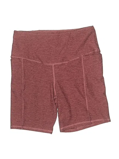 Pre-owned Athletic Works Athletic Shorts In Burgundy