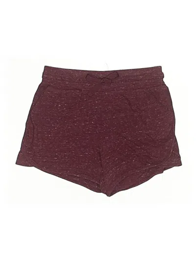 Pre-owned Athletic Works Athletic Shorts In Burgundy
