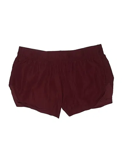 Pre-owned Athletic Works Athletic Shorts In Burgundy