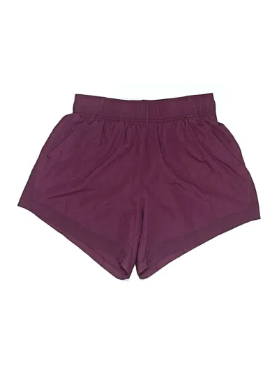 Pre-owned Athletic Works Athletic Shorts In Burgundy