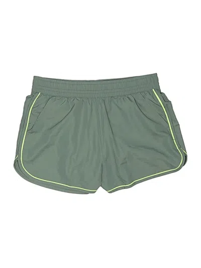 Pre-owned Athletic Works Athletic Shorts In Green