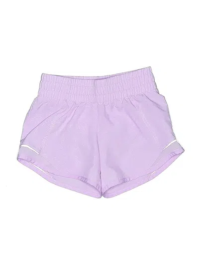 Pre-owned Athletic Works Kids' Athletic Shorts In Purple