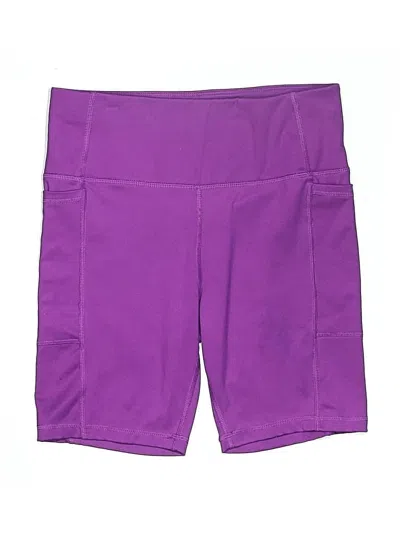 Pre-owned Athletic Works Athletic Shorts In Purple