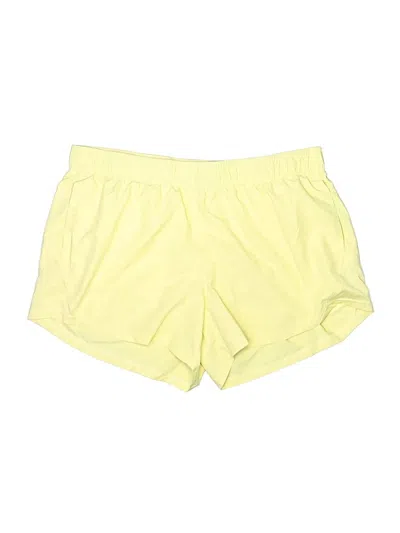Pre-owned Athletic Works Athletic Shorts In Yellow