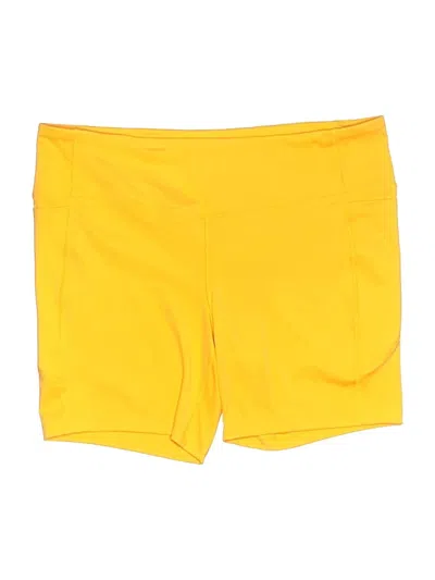 Pre-owned Athletic Works Athletic Shorts In Yellow