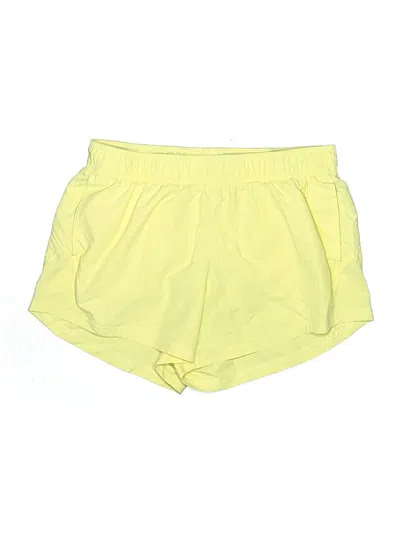 Pre-owned Athletic Works Athletic Shorts In Yellow