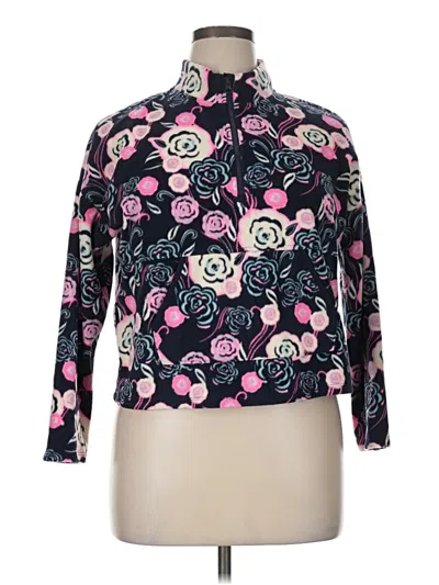 Pre-owned Athletic Works Cardigan Sweater In Black