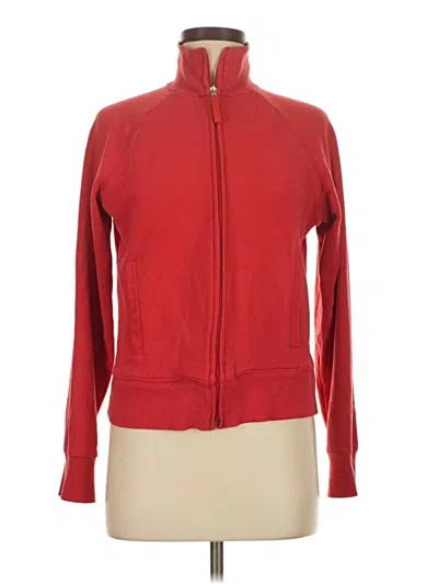 Pre-owned Athletic Works Cardigan Sweater In Red