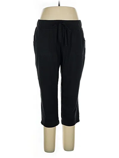 Pre-owned Athletic Works Casual Pants In Black
