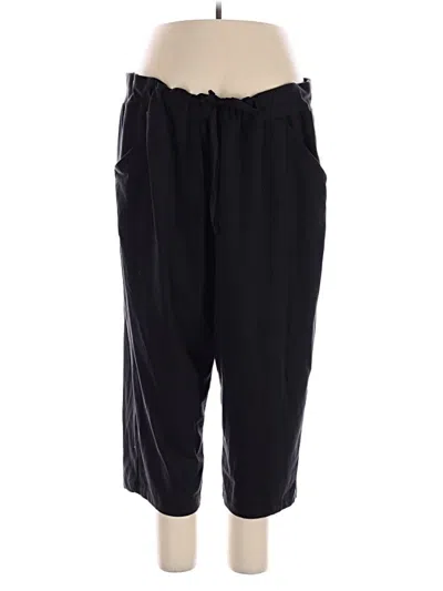 Pre-owned Athletic Works Casual Pants In Black