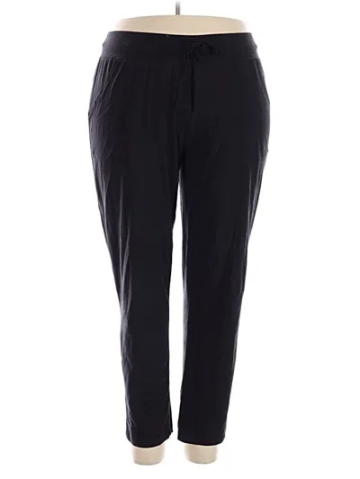 Pre-owned Athletic Works Casual Pants In Black