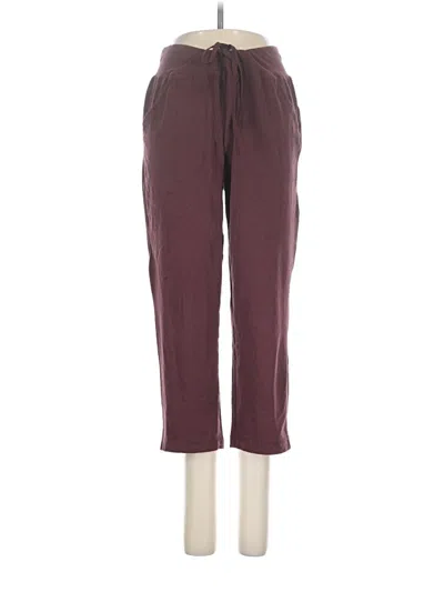 Pre-owned Athletic Works Casual Pants In Burgundy