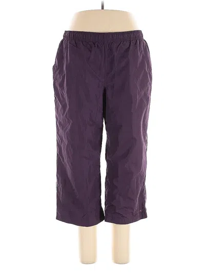 Pre-owned Athletic Works Casual Pants In Purple