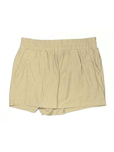 Pre-owned Athletic Works Khaki Shorts In Gold