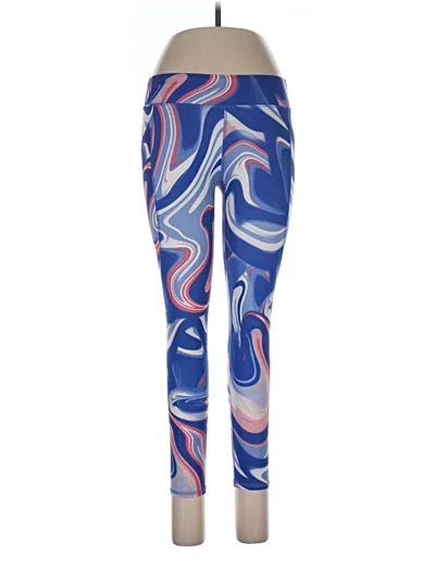 Pre-owned Athletic Works Leggings In Blue