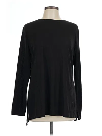 Pre-owned Athletic Works Long Sleeve T-shirt In Black
