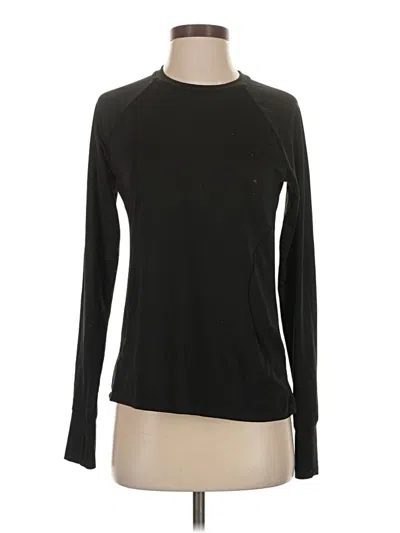 Pre-owned Athletic Works Long Sleeve T-shirt In Black