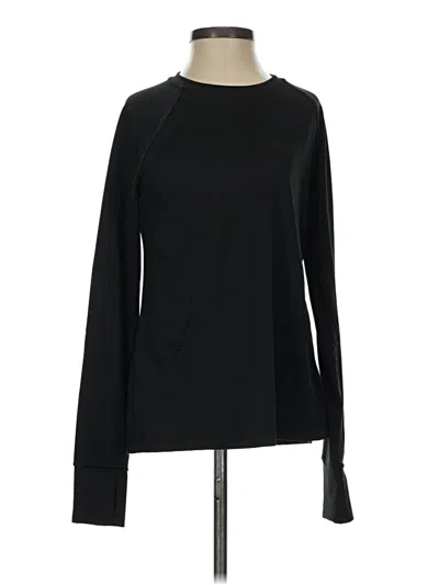Pre-owned Athletic Works Long Sleeve T-shirt In Black
