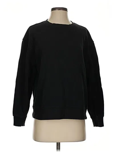 Pre-owned Athletic Works Long Sleeve T-shirt In Black
